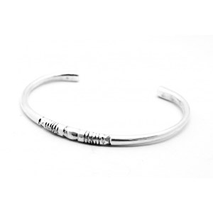 Bracelet jonc rigide arrondi touareg