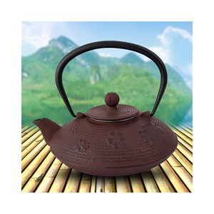 Théière zongse marron en fonte