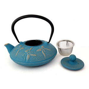 Théière bleu papillon 0.8 litre