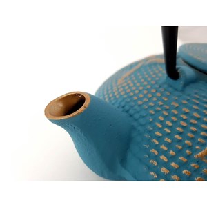 Théière bleu papillon 0.8 litre