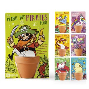 Carte nature un bananier pour le pirate