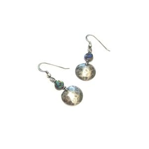 Boucles d'oreille ethniques abalone