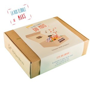 Box graines de fleurs à semer en mars