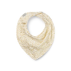 Bavoir bandana gold shimmer