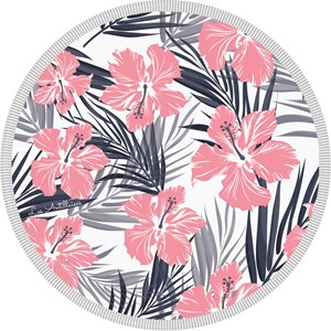 Serviette de plage ronde