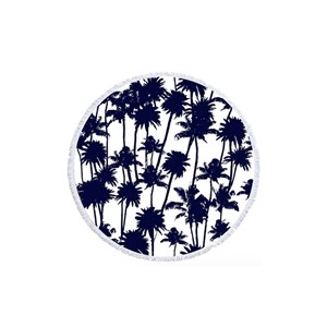 Serviette ronde la palmeraie