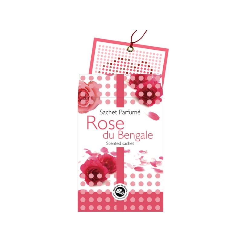 Sachet parfumé rose du Bengale