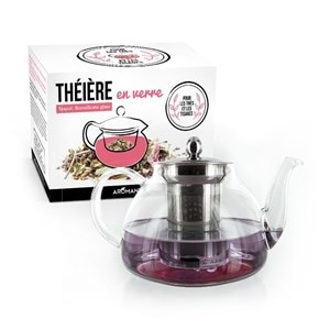 Théière en verre family 0,8l, aromandise