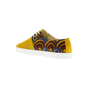 Basket à imprimé wax et daim