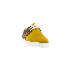 Basket à imprimé wax et daim
