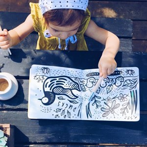 Livre de bain à colorier - forêt tropica