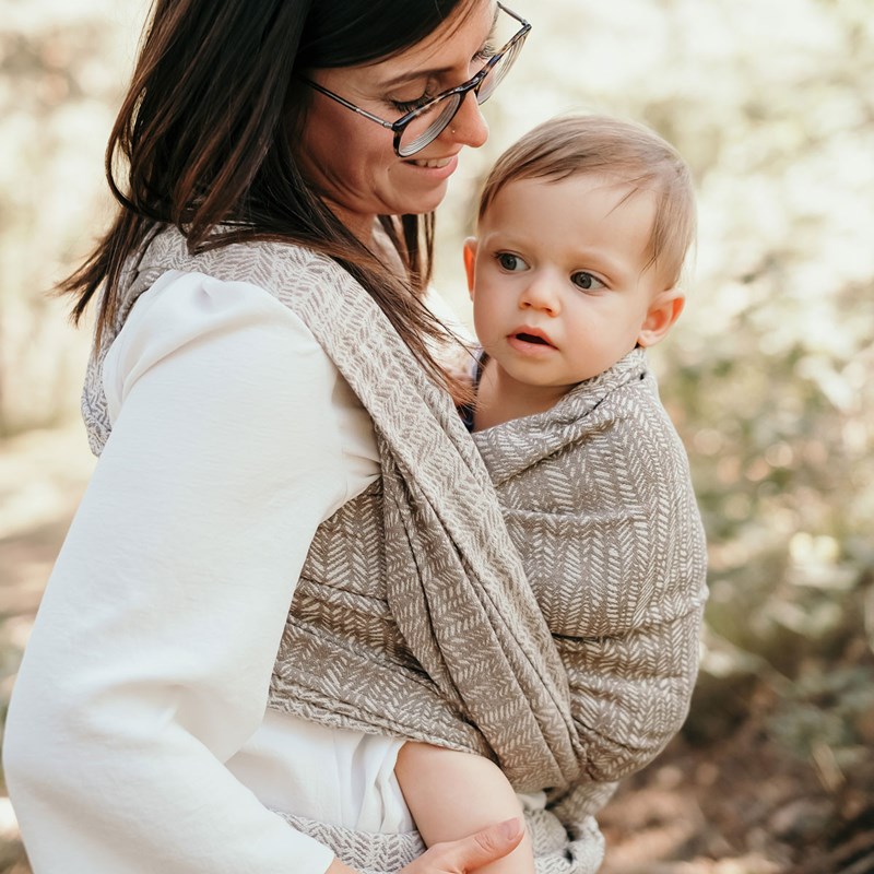 Écharpe néobulle jungle seacell® taupe