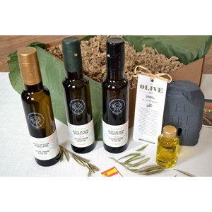 Coffret bio tres-or huiles d'olives