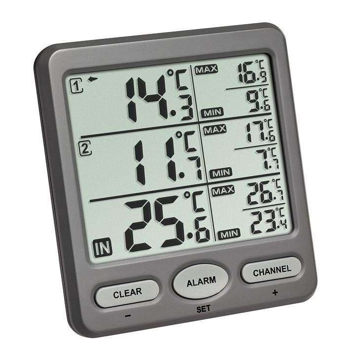 KLIMA  Anémomètre électronique 5 unités de mesure + Thermometre