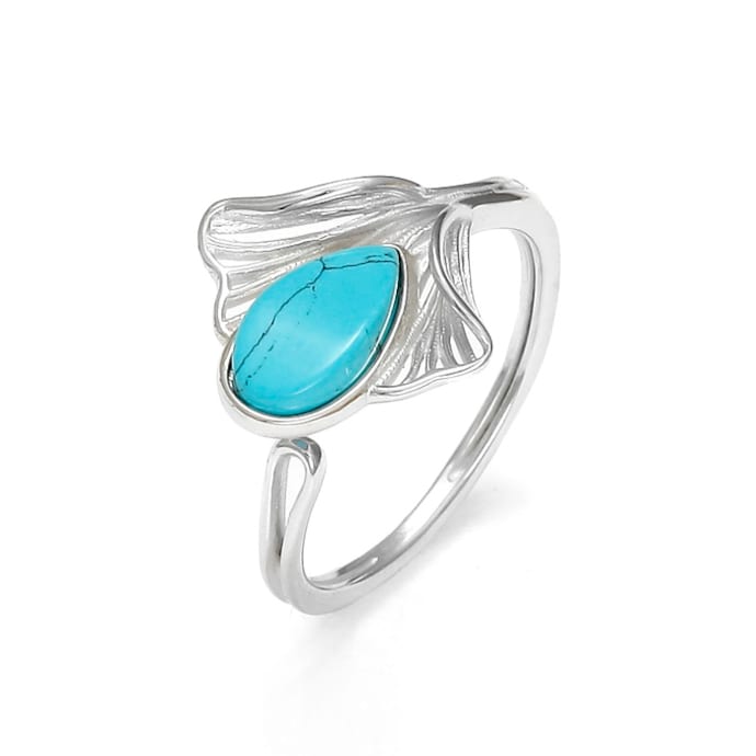 Bracelet Réglable à Ouverture Clip Avec Strass Turquoise - Garanti Sans Nickel, Neuf Avec étiquettes