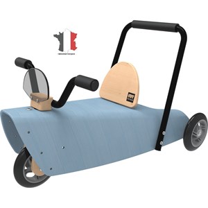 Porteur moto en bois - 2 en 1