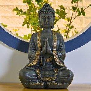 Grande statue bouddha méditation