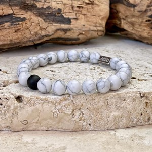 Bracelet en howlite - 2 pièces 