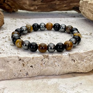 Bracelet en œil de tigre de protection