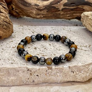 Bracelet en œil de tigre de protection