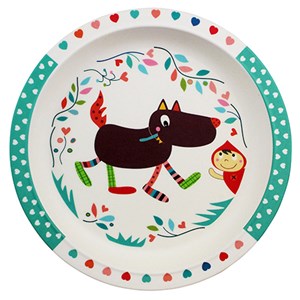 Assiette bambou