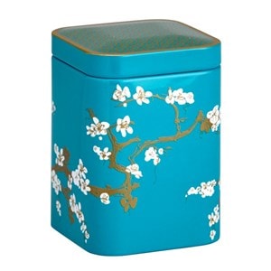 Boite à thé japonaise turquoise 50g 