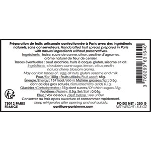 Confiture fraise cerisier 250g