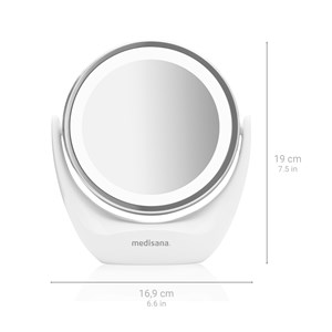 Miroir grossisant lumineux