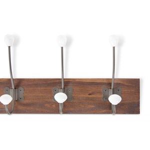 Patere portemanteau bois 10 accroches 70