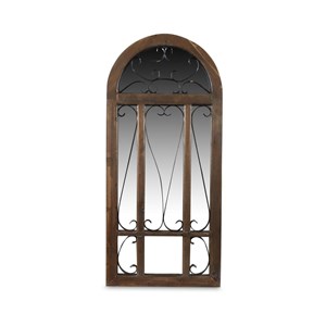 Miroir ancien vertical bois
