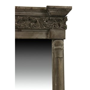 Miroir ancien rectangulaire vertical