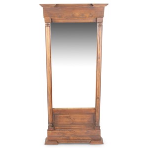 Grand miroir ancien rectangulaire