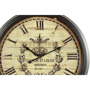 Horloge ancienne murale olives 58cm