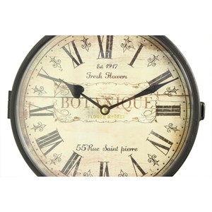 Horloge de gare ancienne double face bot