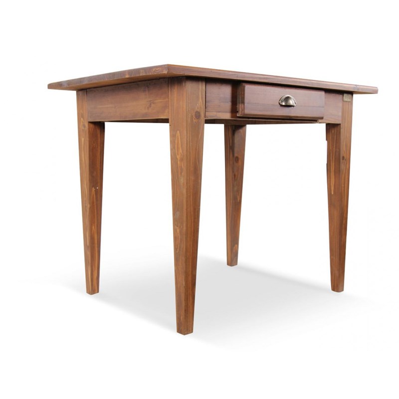 Décoration d'autrefois - Table bois 2 tiroirs
