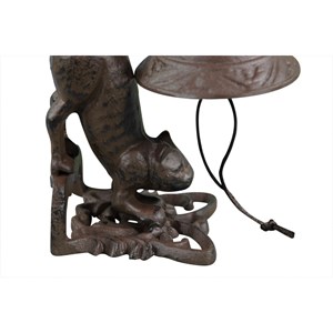 Cloche chat dos fonte