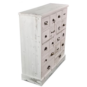 Meuble semainier chiffonnier blanc