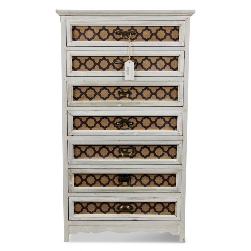 Décoration d'autrefois - Meuble semainier chiffonnier grainetier