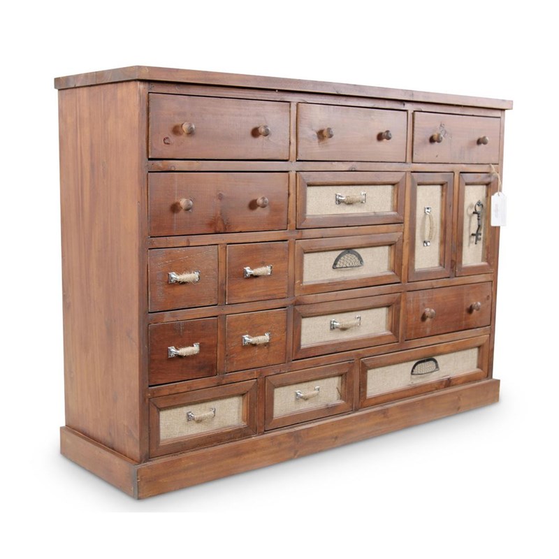 Décoration d'autrefois - Meuble semainier chiffonnier grainetier