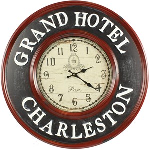 Horloge ancienne murale grand hotel char