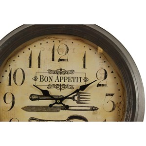Horloge ancienne murale bon appetit 47cm