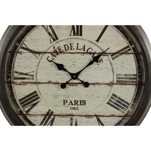 Grande horloge ancienne murale cafe