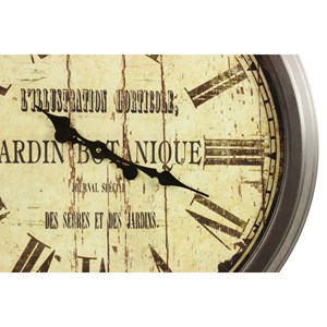 Grande horloge ancienne murale jardin