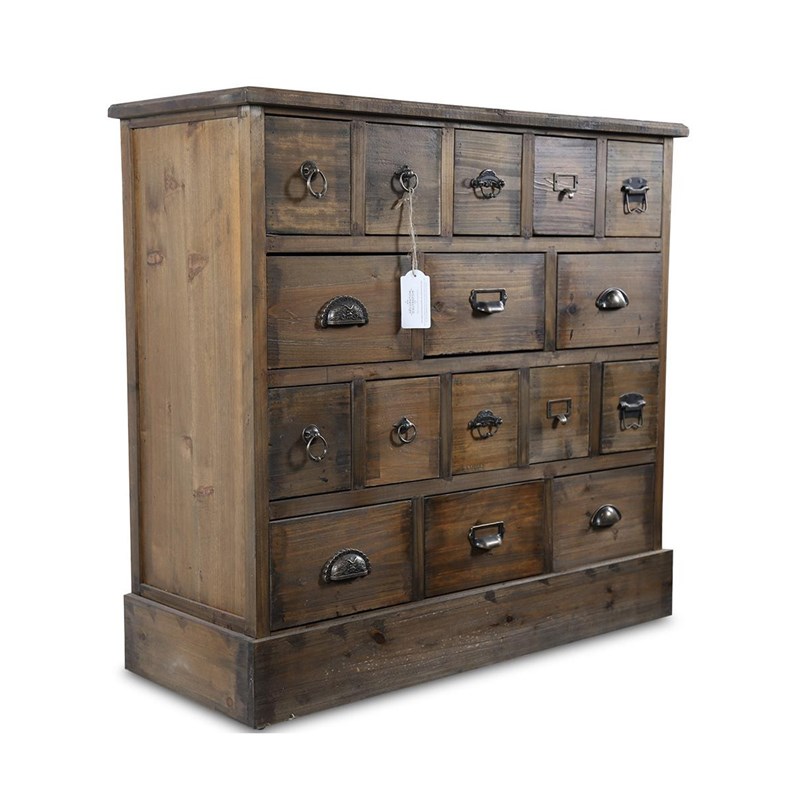 Décoration d'autrefois - Meuble semainier chiffonnier grainetier