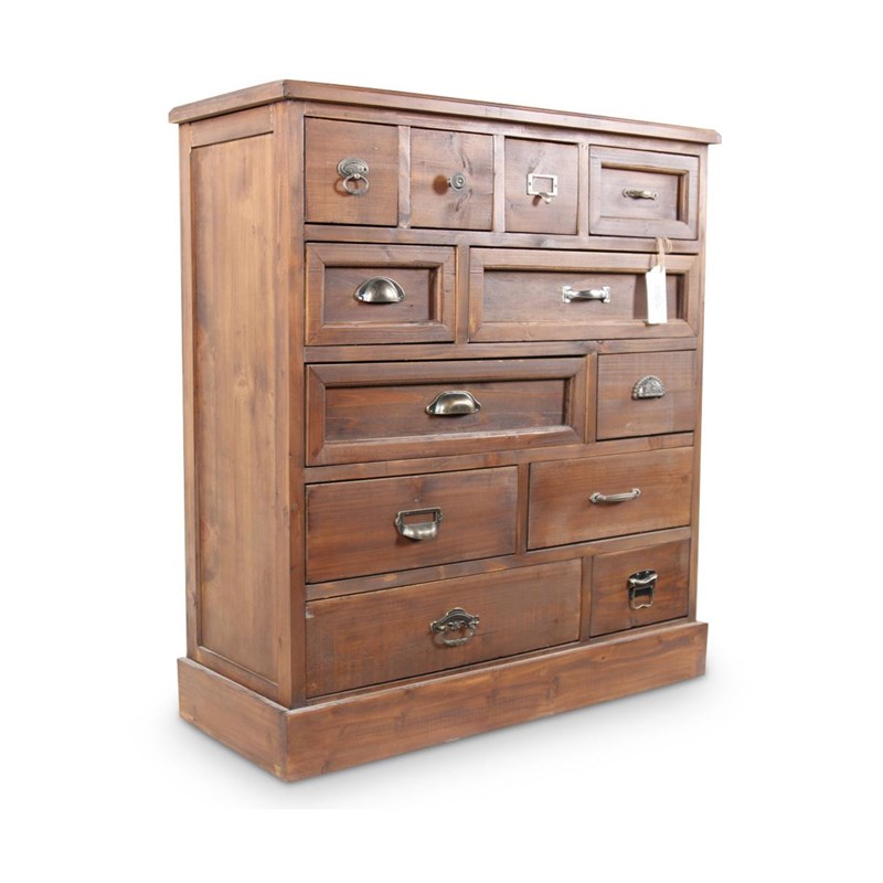 Décoration d'autrefois - Meuble semainier chiffonnier grainetier
