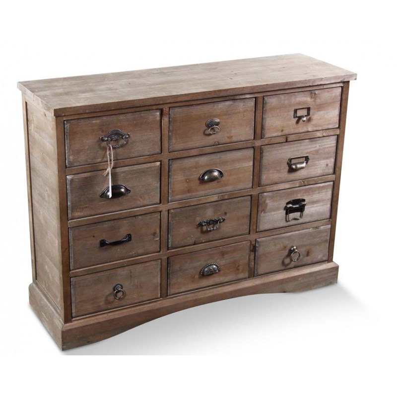 Décoration d'autrefois - Meuble semainier chiffonnier grainetier