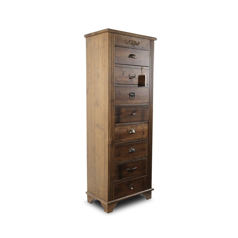 Décoration d'autrefois - Meuble semainier chiffonnier grainetier