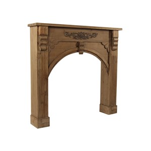 Encadrement manteau cheminee 106x21x100c