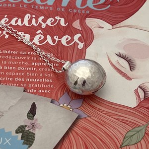 Bola de grossesse argent pierres fines