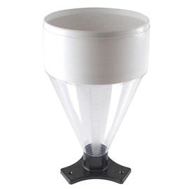 Pluviomètre grande contenance 